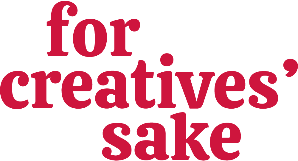 For Creatives' Sake logo in red