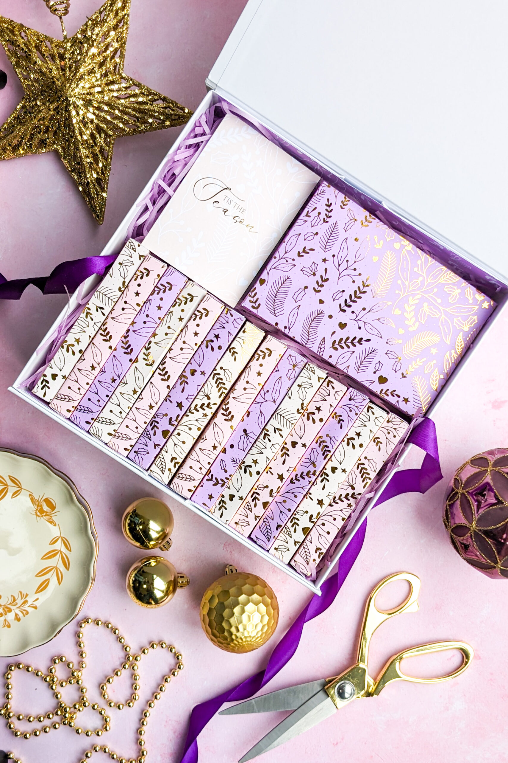 Christmas Advent Gift Box by Creative Stationery London