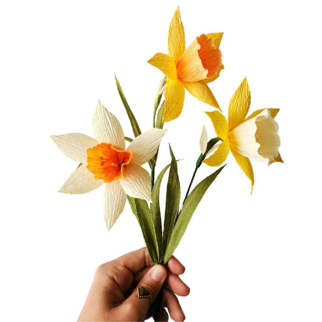 Paper Daffodil kit by Bee from Wild Hive