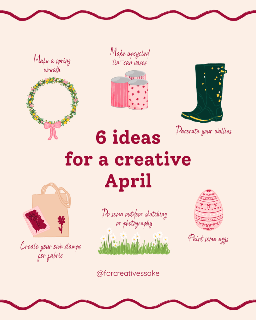 6 ideas for a creative April illustrations