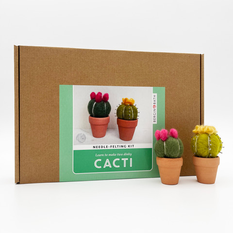 Cacti Needle-Felting Kit by Bergin & Bath
