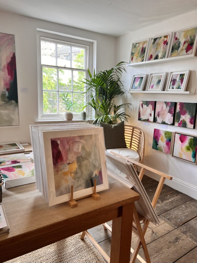 Beth Elsdon's art studio