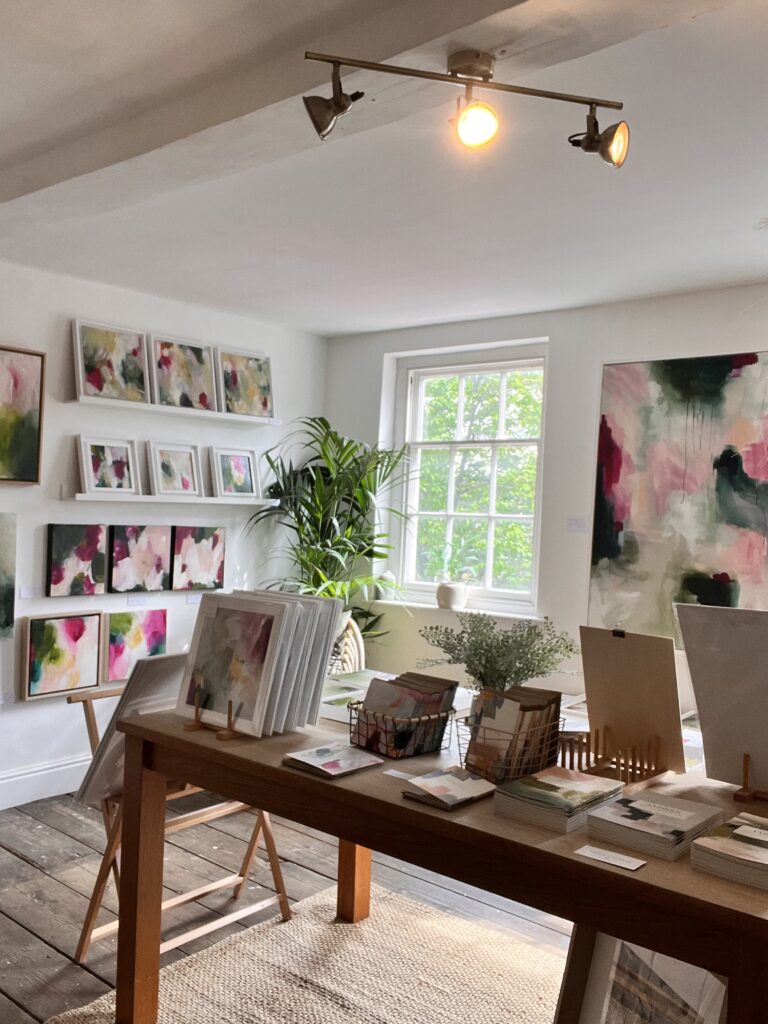 Beth Elsdon's art studio