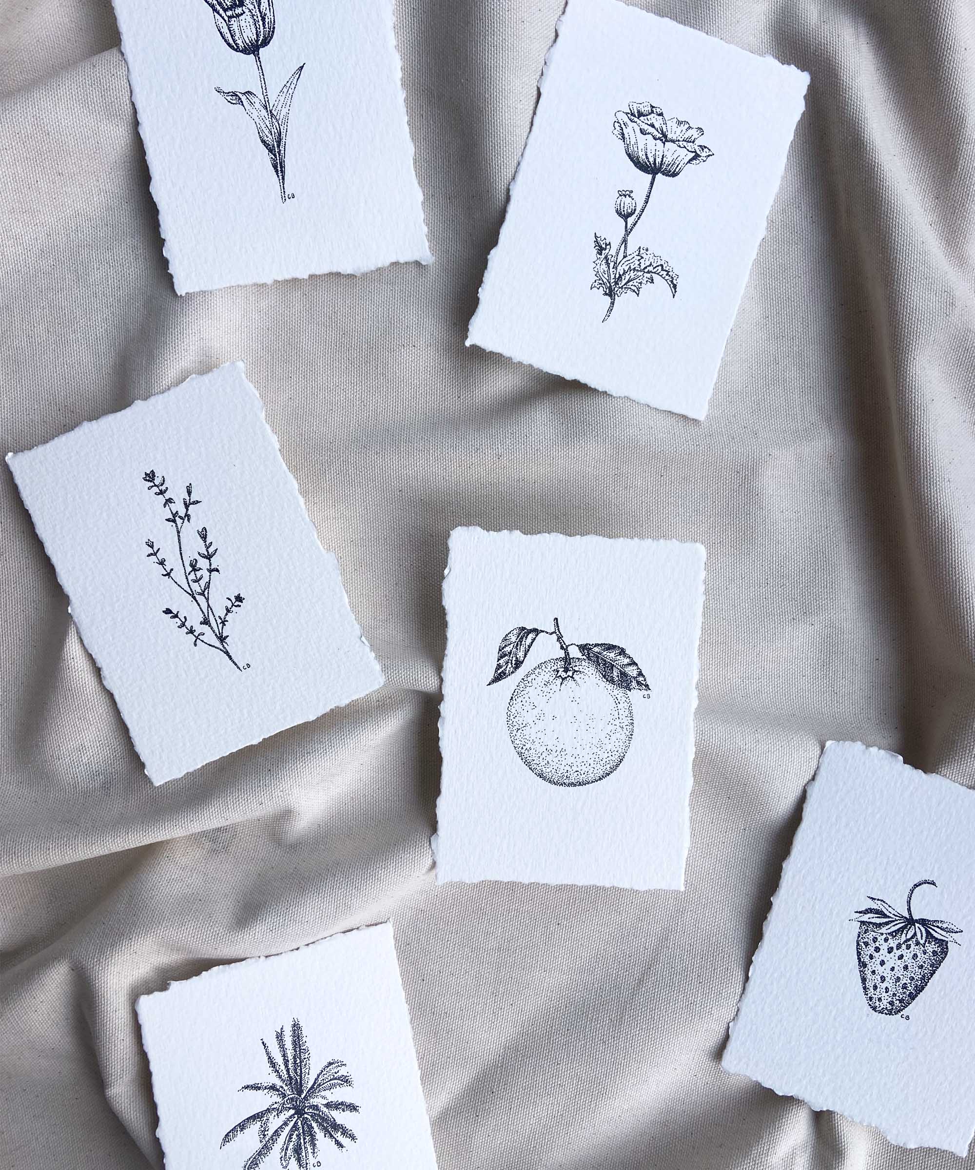 Original mini dot-art studies by Catherine Bamber Art