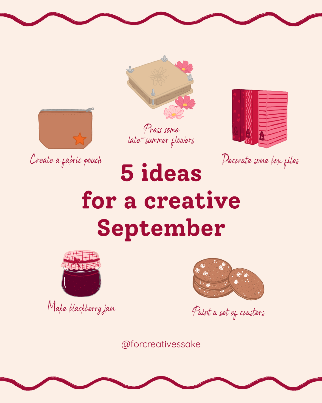 5 ideas for a creative September illustrations