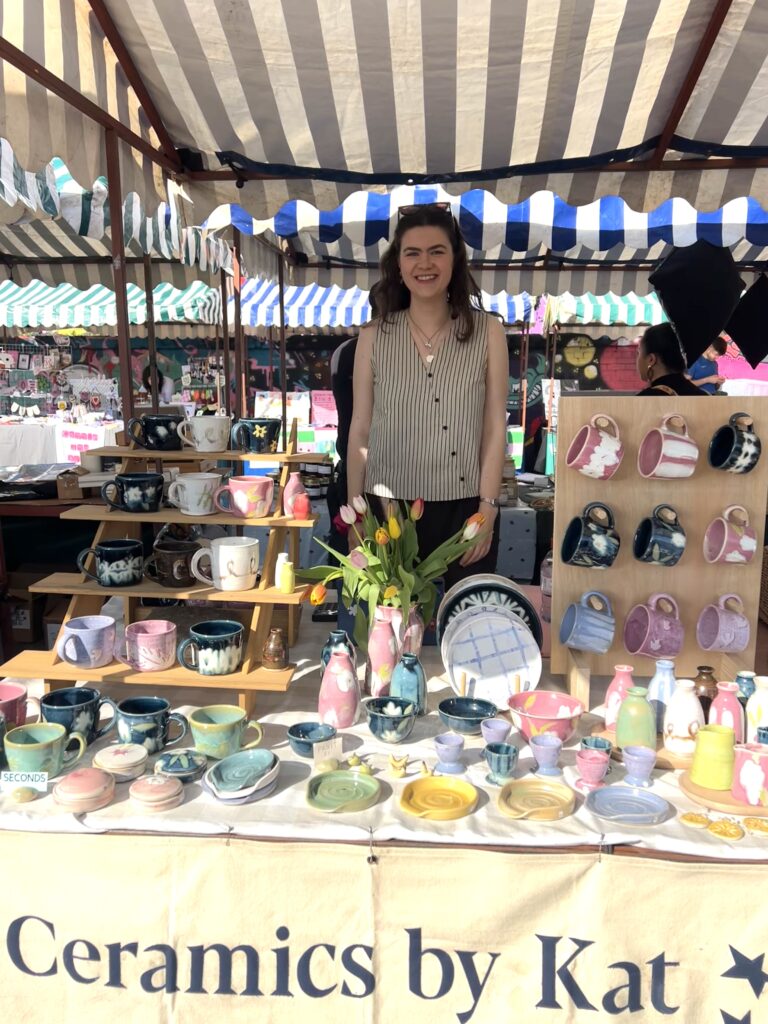 Ceramics by Kat market stall