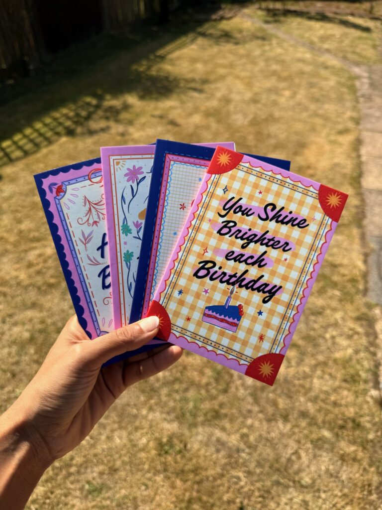 Some greeting cards by Kamiya Chirodian